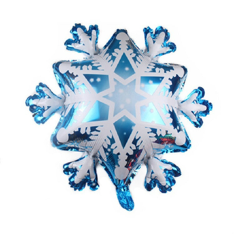 5 PCS Snowflake Shaped Holiday Decoration Aluminum Film Balloon — view 6