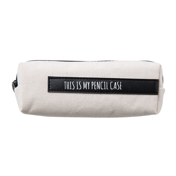 Creative School Pencil Case Simple Solid Color Large Pen Bag