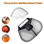 Multifunctional Stainless Steel Creative Peeler Three-in-one Peeler Grater