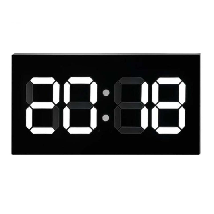 Creative Wall Clock Alarm Clock Simple Remote Control Perpetual Calendar Electronic Clock US Plug