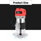 H-6 Woodworking Electric Trimming And Slotting Engraving Machine — view 6