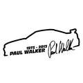 10 PCS Paul Walker Fashion Car Styling Vinyl Car Sticker, Size: 13x5cm