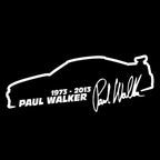 10 PCS Paul Walker Fashion Car Styling Vinyl Car Sticker, Size: 13x5cm
