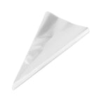 50pcs / Pack DIY Wedding Birthday Party Transparent Candy Cone Storage Bag — 18x37cm Without Wire