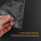 50pcs / Pack DIY Wedding Birthday Party Transparent Candy Cone Storage Bag — 18x37cm With Wire