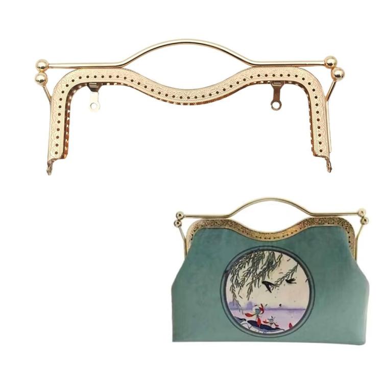 20.5cm Concave Waist Embossed Lip Handle Luggage Hardware Accessories — view 8