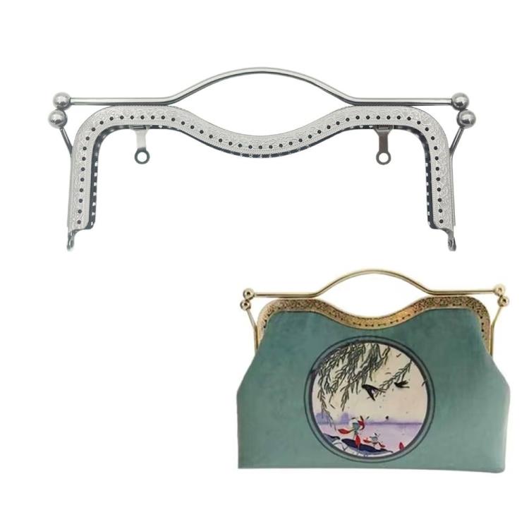 20.5cm Concave Waist Embossed Lip Handle Luggage Hardware Accessories — view 9