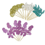 24 PCS / 1 Set Mermaid Princess Party Decorate Cupcakes Inserted Card