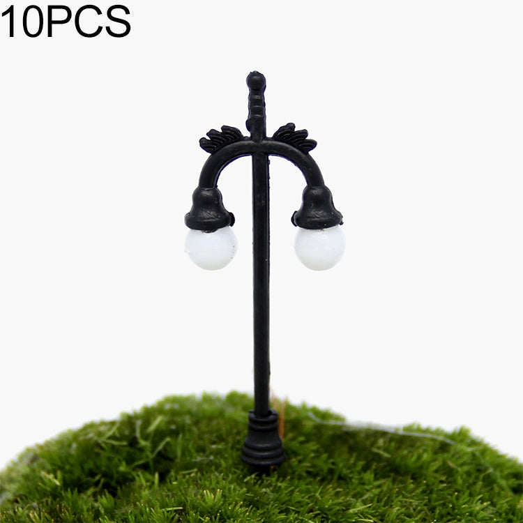 2 PCS Moss Micro Llandscape Decoration Succulent Ecological Bottle Bonsai Pot Model Lamp Ornament — Double Lights up Four Corners Head