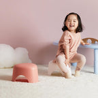 Children Stool Home Living Room Triangle Small Stool Anti-skid Short Plastic Stool — Red