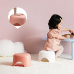 Children Stool Home Living Room Triangle Small Stool Anti-skid Short Plastic Stool — view 5