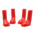 4 PCS/Set Pet Rain Boots Waterproof Non-slip Dog Shoes — S