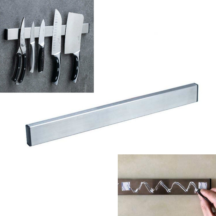 Stainless Steel Knife Holder Kitchen Rack Magnetic Suction Knife Holder — view 10