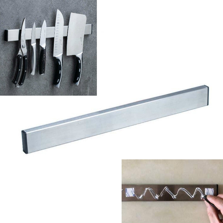 Stainless Steel Knife Holder Kitchen Rack Magnetic Suction Knife Holder — view 12