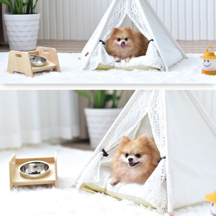 Removable and Washable Canvas Fabric Pet Nest Pet Tent