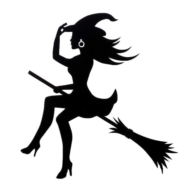 Fashion Car Sticker Vinyl Decals Decor, Size: 15x14cm, Sexy Witch