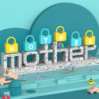 Children Alphanumeric and Number Matching Lock Early Educational Toys, Random Style Delivery