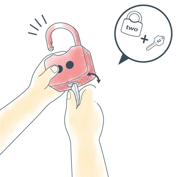 Children Alphanumeric and Number Matching Lock Early Educational Toys, Random Style Delivery