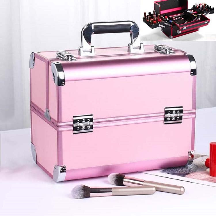 Professional Makeup Box Beauty Salon Manicure Toolbox — Oversized Black