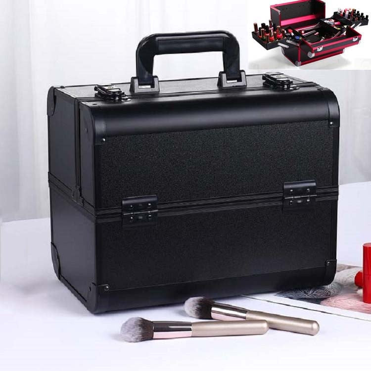 Professional Makeup Box Beauty Salon Manicure Toolbox — Oversized Pink
