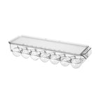 Kitchen Refrigerator Storage Box Compartment with Lid Egg Storage Box