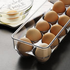 Kitchen Refrigerator Storage Box Compartment with Lid Egg Storage Box — view 5