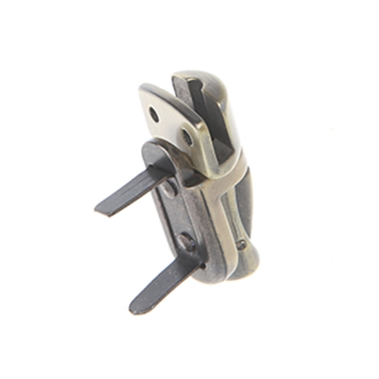 Zinc Alloy Luggage Hardware Mortise Lock Accessories — Ancient Silver