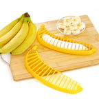 2 PCS Banana Slicer Chopper Cutter Fruit Sausage Plastic Cutter Kitchen Tools