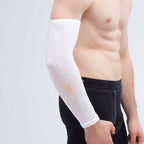Professional Basketball Sports Spider Web Arm Guards Anti-skid Lengthened Elbow Guards