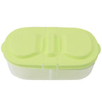 Fresh Fruit Snacks Storage Double Cell Clamshell Crisper Plastic Food Box — view 5