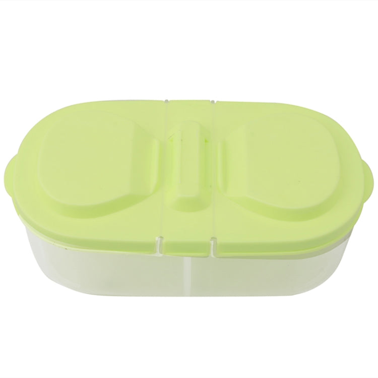 Fresh Fruit Snacks Storage Double Cell Clamshell Crisper Plastic Food Box — view 5
