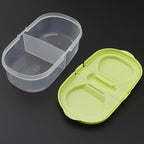 Fresh Fruit Snacks Storage Double Cell Clamshell Crisper Plastic Food Box — view 6