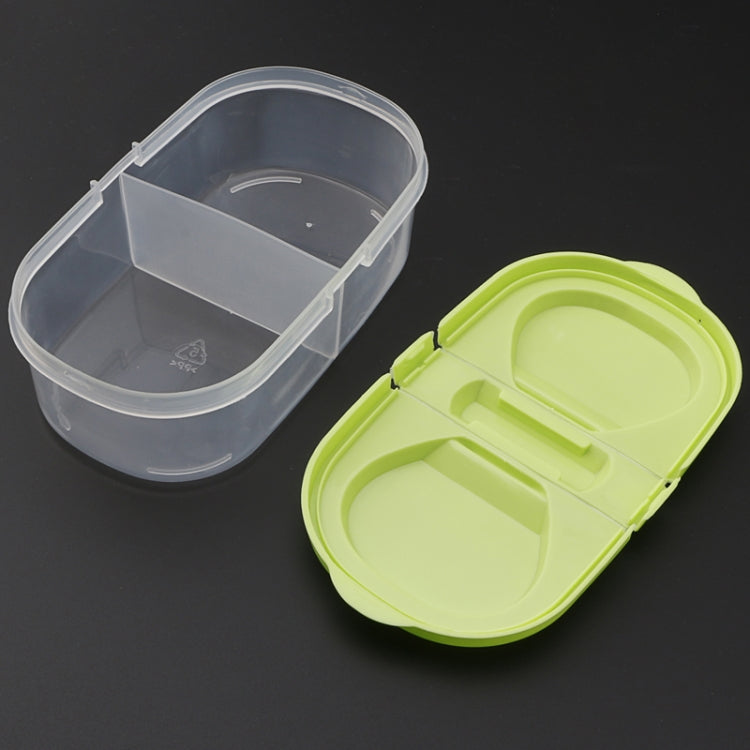 Fresh Fruit Snacks Storage Double Cell Clamshell Crisper Plastic Food Box — view 6