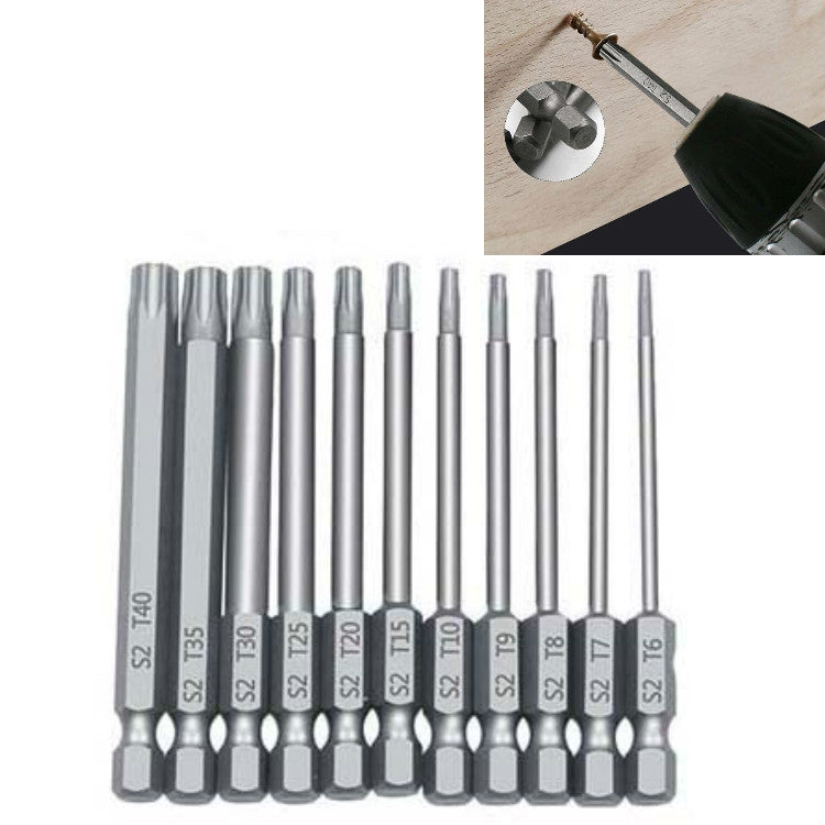 Plum Blossom Hollow Bit Multifunctional Peeling Bit Set