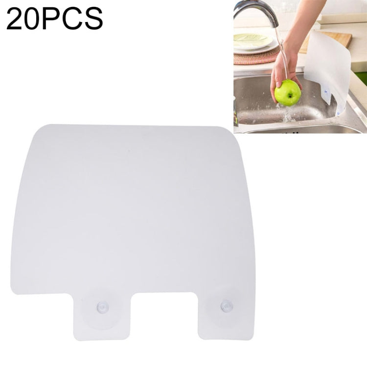 20 PCS Suction Cup Splash-proof Baffle Pool Partition Board Oil Baffle Plate