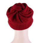 Women Breathable Wild Empty Top Hat Sequined Turban Hat