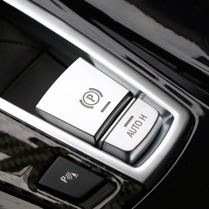 SRXTZM Parking Brake Switch P Button Cover ABS Chrome for BMW F10 F07 F01 X3 F25 X4 F26 F11 F06 X5 F15 X6 F16 Accessories