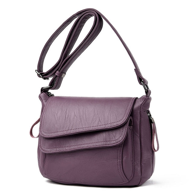 Summer Leather Luxury Handbags Female Shoulder Messenger Bag — view 14