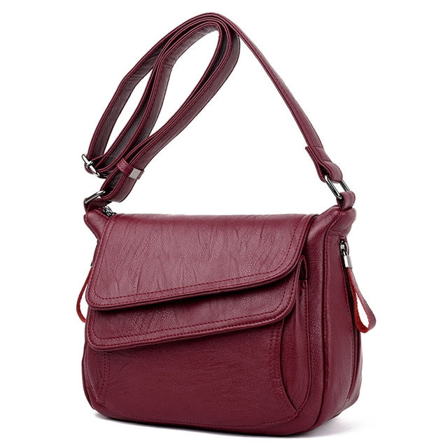 Summer Leather Luxury Handbags Female Shoulder Messenger Bag — view 15