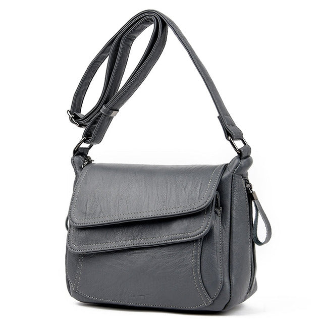 Summer Leather Luxury Handbags Female Shoulder Messenger Bag — view 16