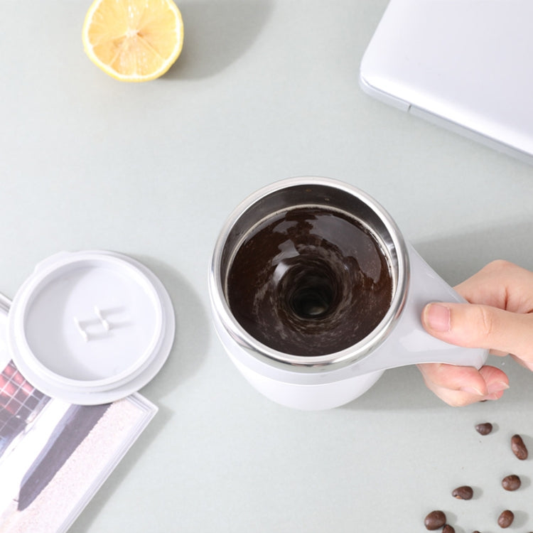 Electric Stirring Cup Milkshake Coffee Stirring Cup — Brown