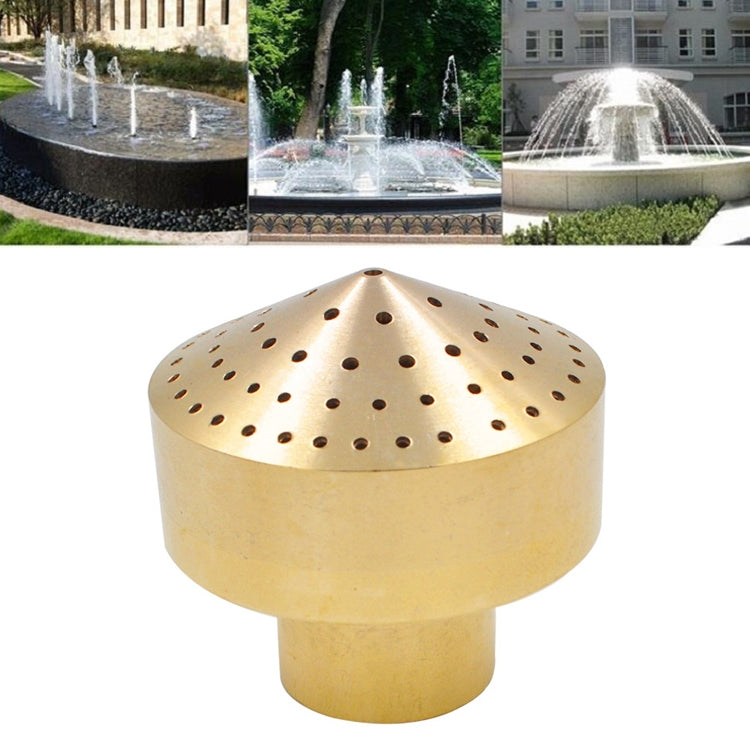 All-copper Fireworks Layer Water Nozzle Landscaping Fountain Head — view 10
