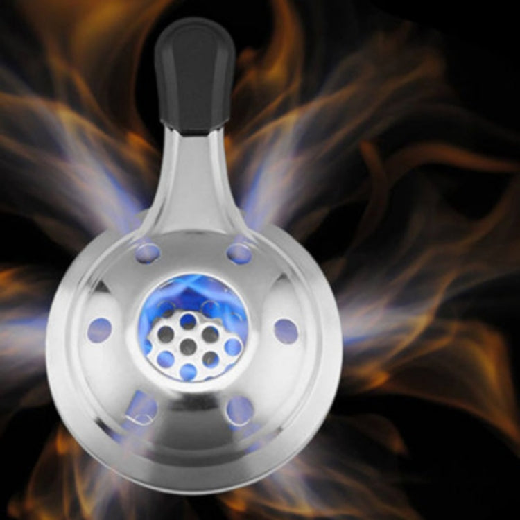 Outdoor Mini Stainless Steel Handle Alcohol Stove Camping Fuel Small Hot Pot Windproof Alcohol Stove