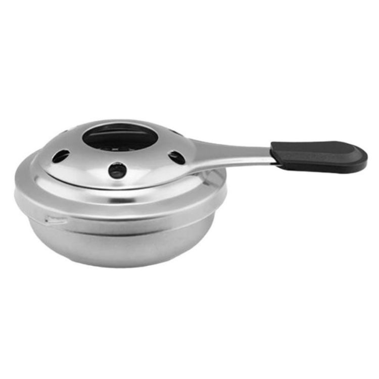 Outdoor Mini Stainless Steel Handle Alcohol Stove Camping Fuel Small Hot Pot Windproof Alcohol Stove