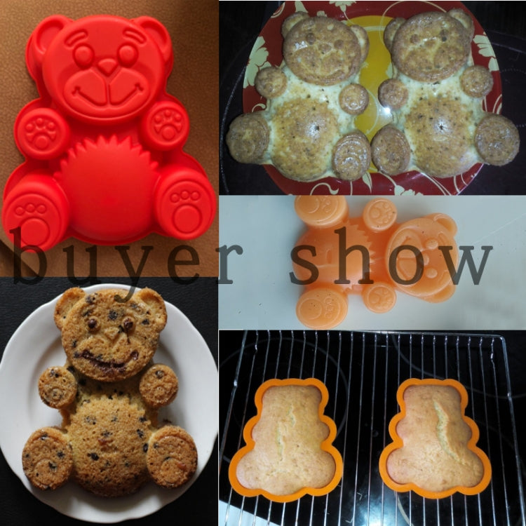 Silicone Bear Cake Mould Cartoon Mould DIY Baking Tool — view 4