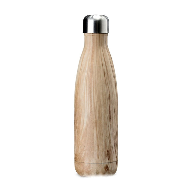 Thermal Cup Vacuum Flask Heat Water Bottle Portable Stainless Steel Sports Kettle — Emerald Purple
