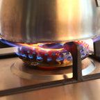 2 PCS Stainless Steel Gas Circle for Gas Cooker Fireproof Windproof Gas Energy Saving Hood Kitchen Accessories