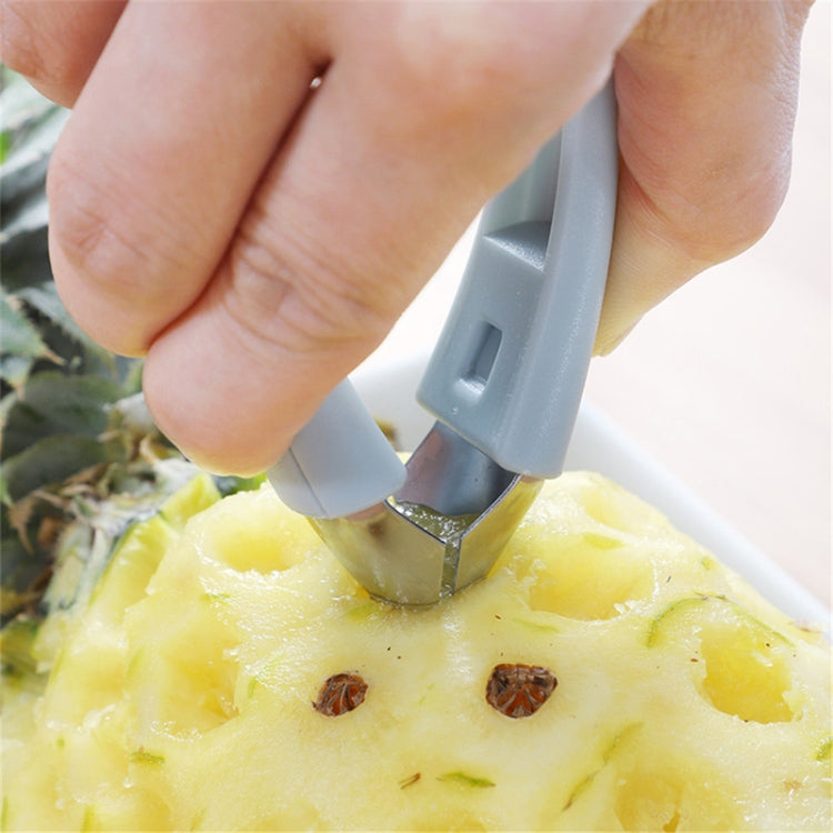 Pineapple Remover Clip Gadget Kitchen Tool Strawberry Shelling Machine — Gray