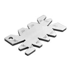 Stainless Steel Screw Thread Cutting Angle Gauge Measuring Tool