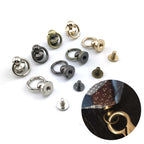 10 PCS Pure Copper Belt Ring Handle Luggage Accessories — Bronze